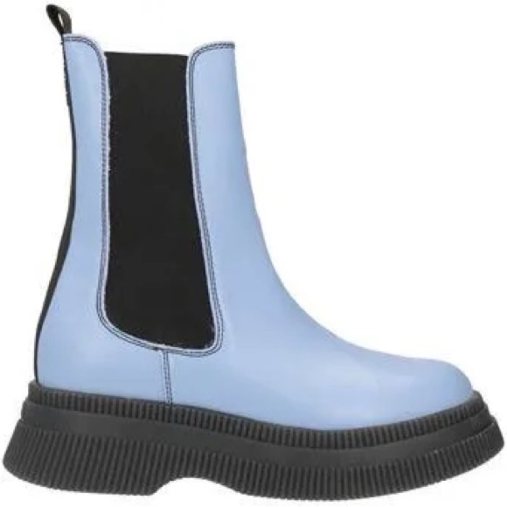 Ganni Blue and Black Women's Boots